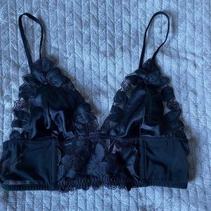 Victoria’s Secret satin and lace bralette